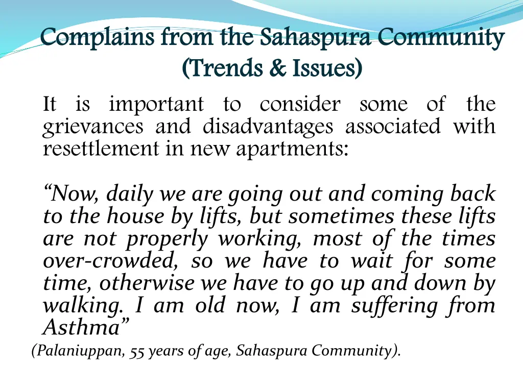 complains from the complains from the sahaspura