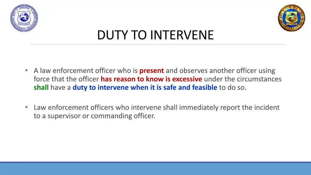duty to intervene