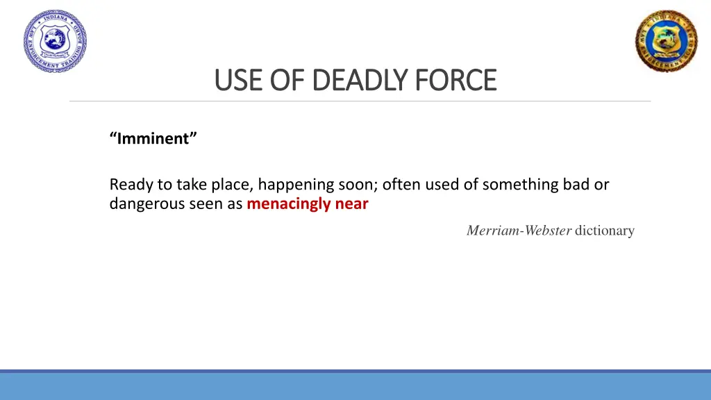 use of deadly force use of deadly force 1