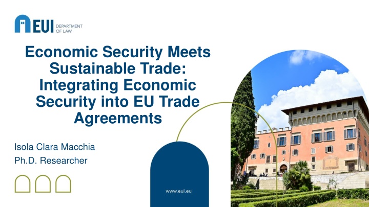 economic security meets sustainable trade