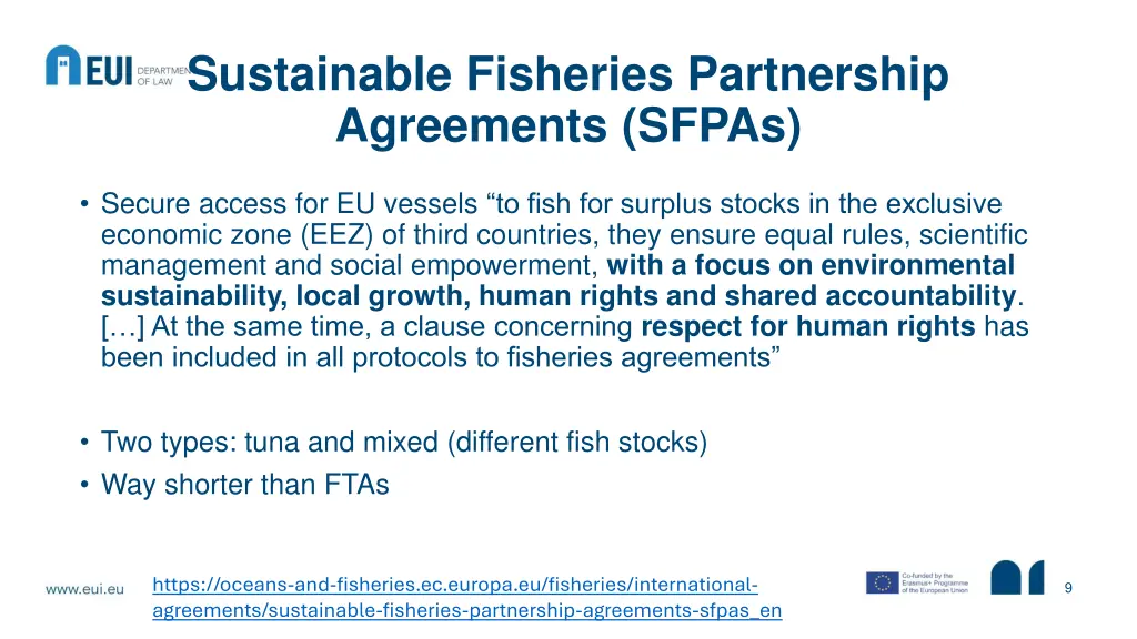 sustainable fisheries partnership agreements sfpas