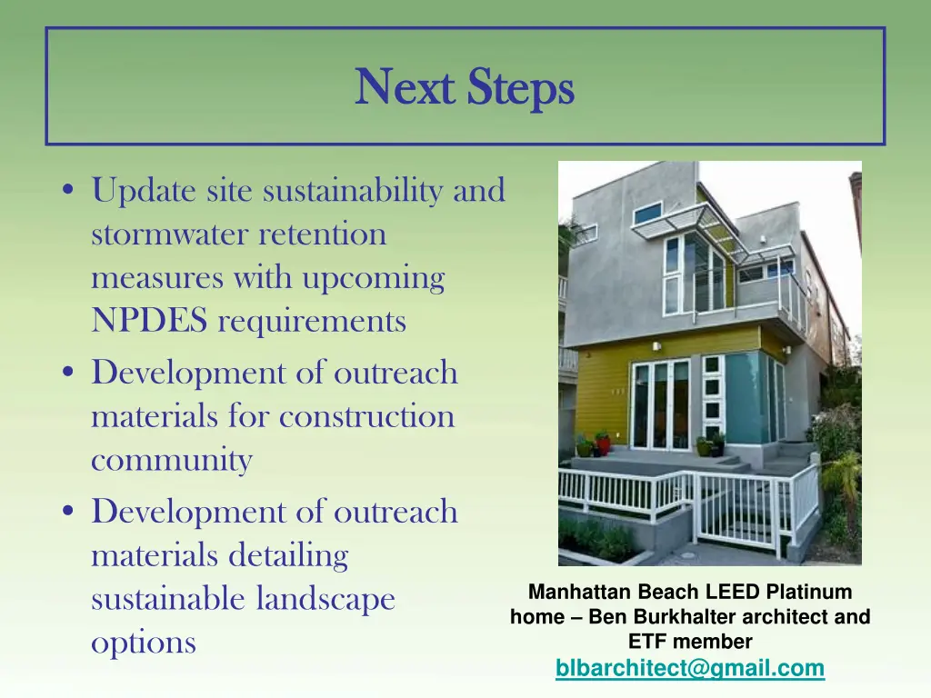 next steps next steps