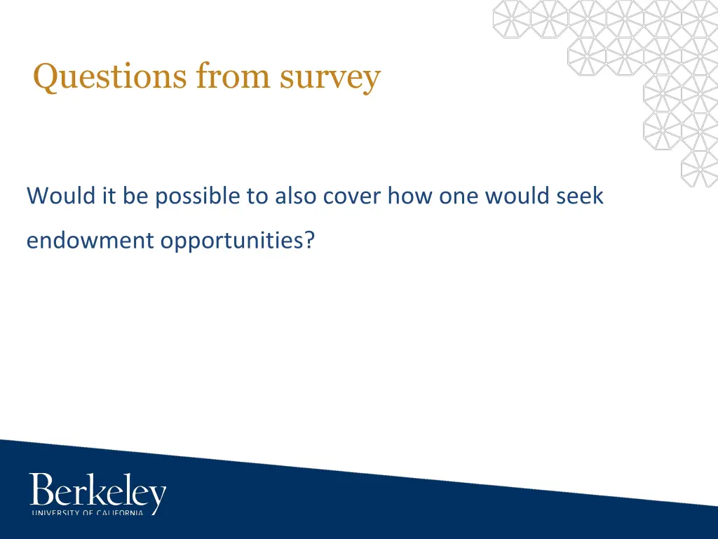 questions from survey 3
