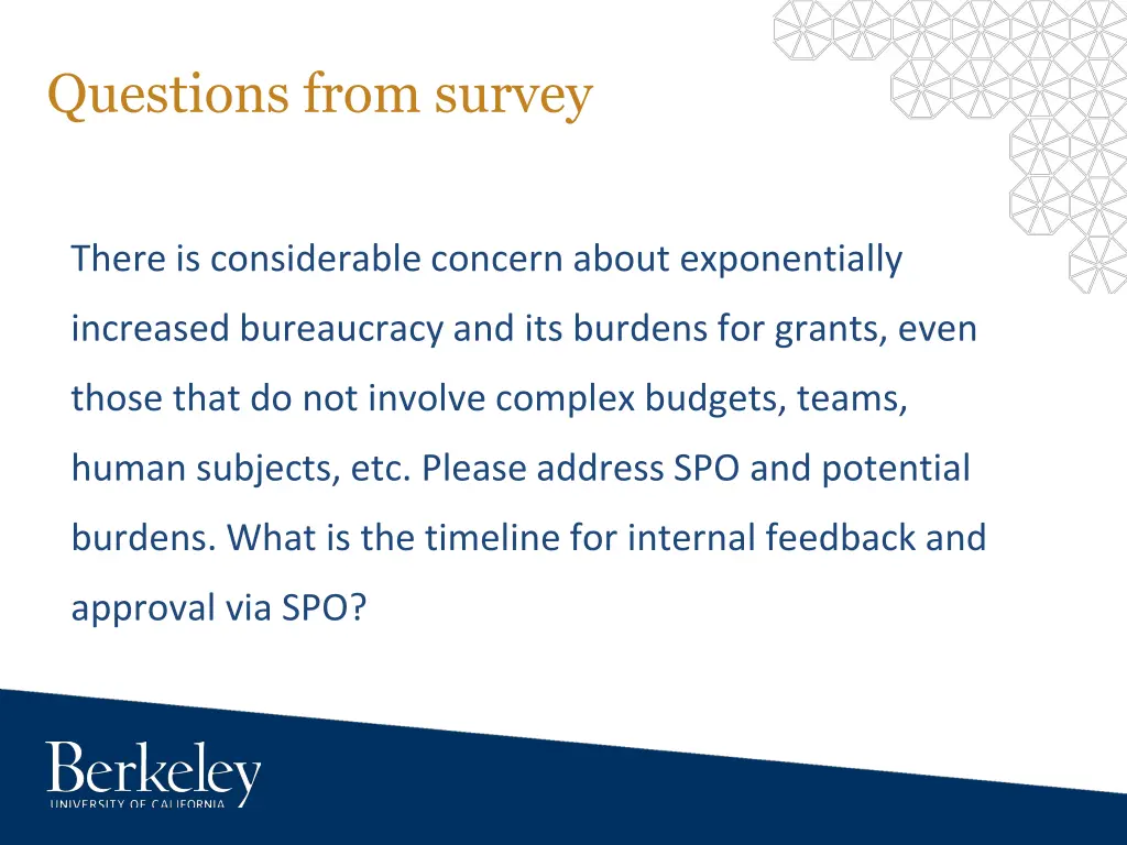questions from survey 4