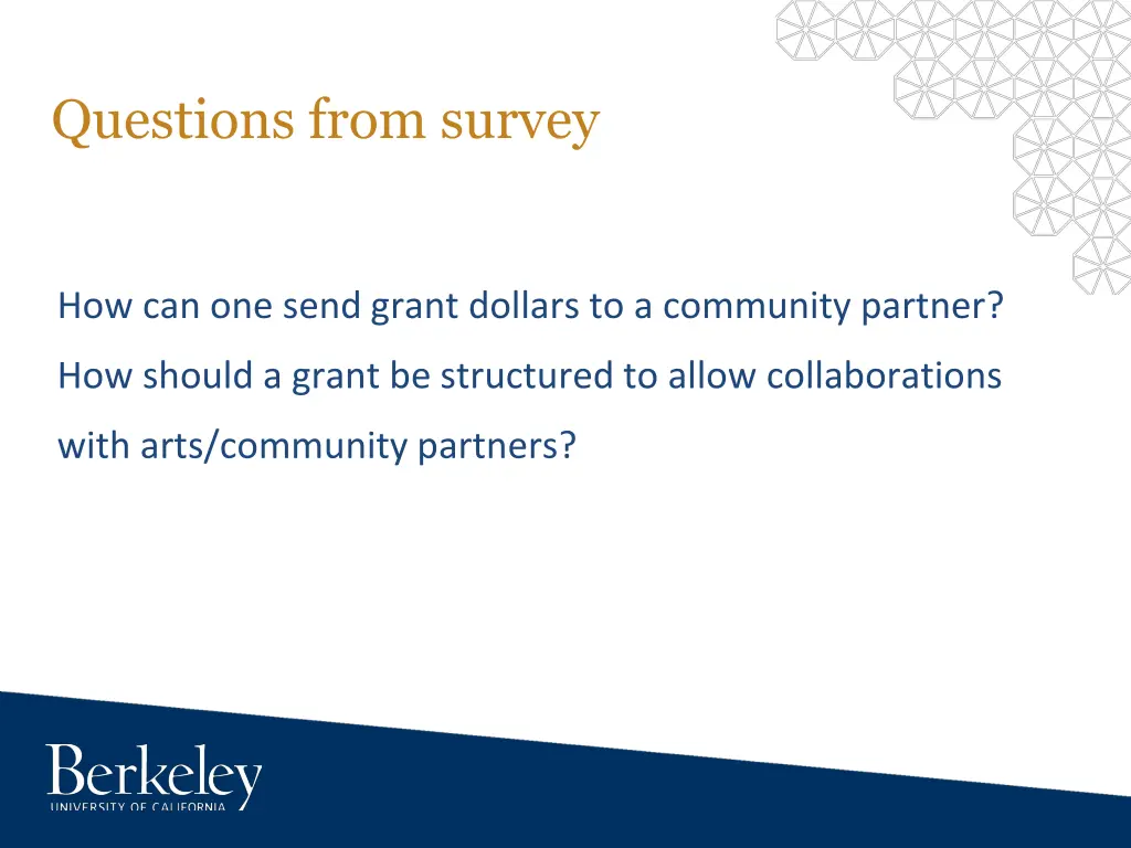 questions from survey 6