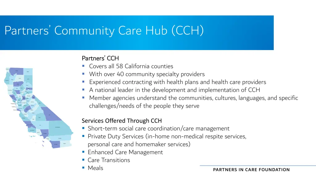 partners community care hub cch