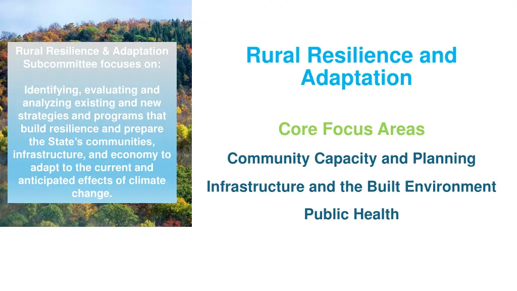 rural resilience and adaptation