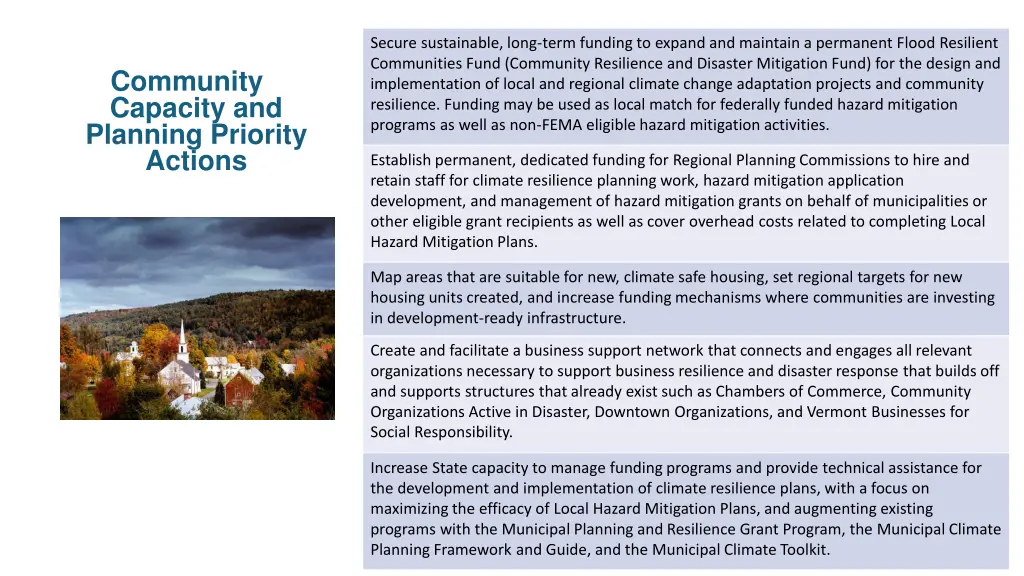 secure sustainable long term funding to expand