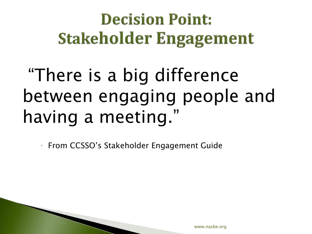 there is a big difference between engaging people