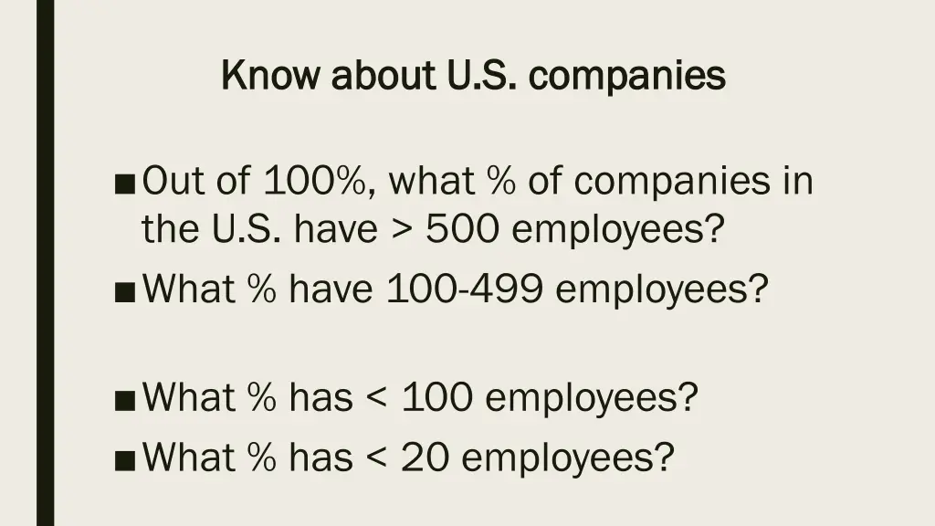 know about u s companies know about u s companies