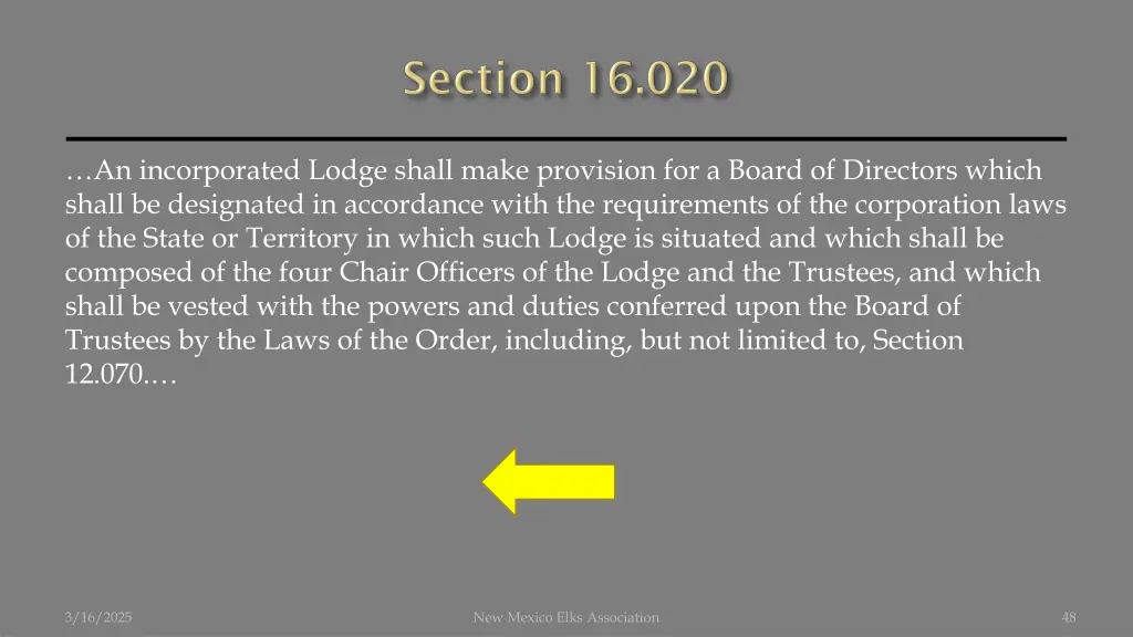 an incorporated lodge shall make provision