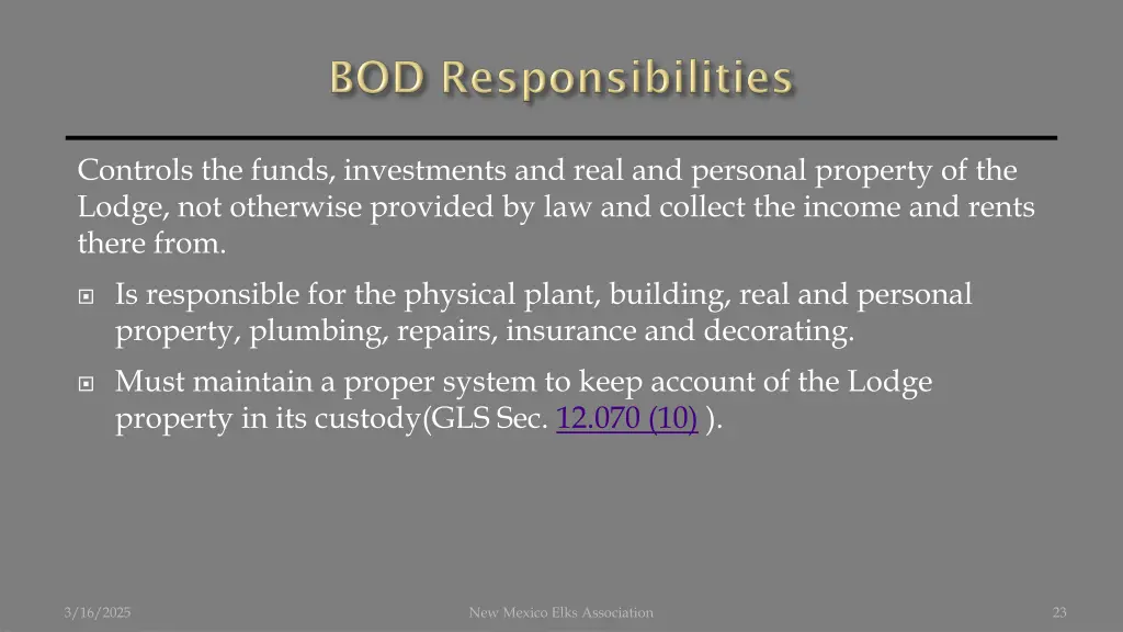 controls the funds investments and real