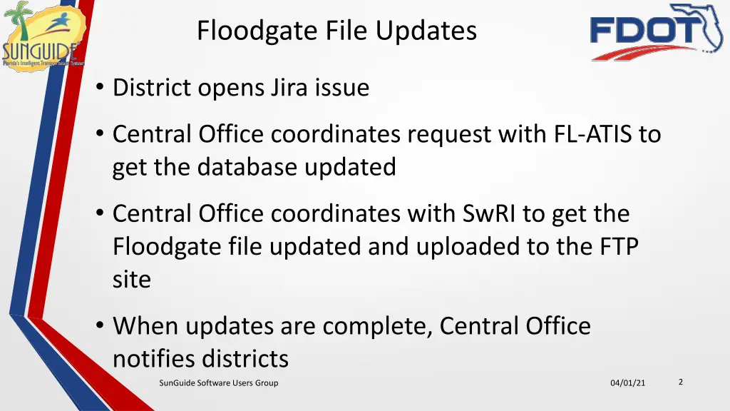 floodgate file updates