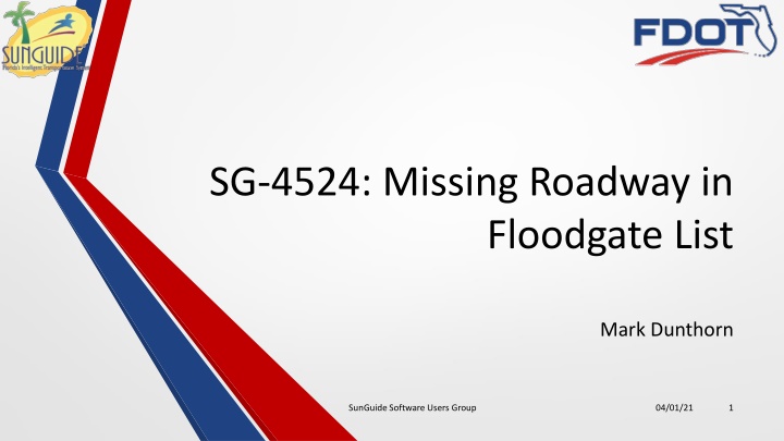 sg 4524 missing roadway in