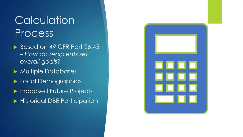 calculation process
