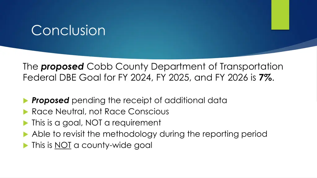 conclusion