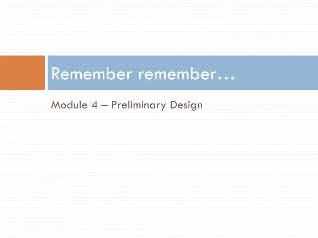 remember remember 3
