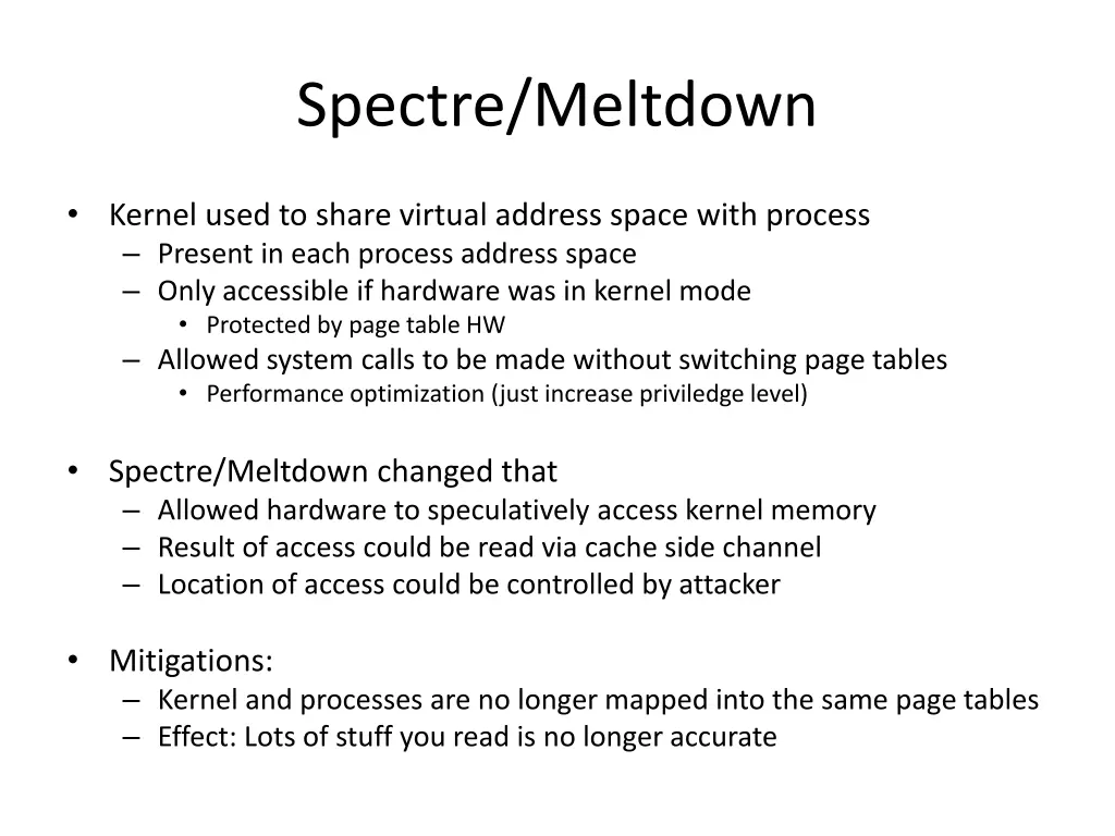 spectre meltdown