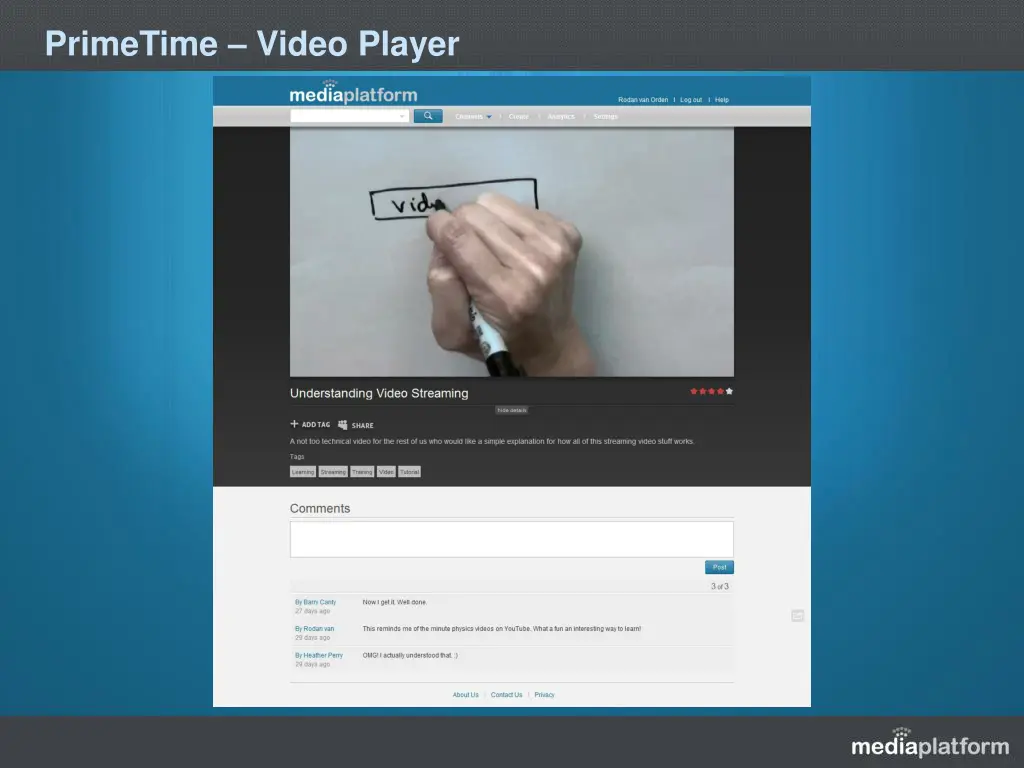 primetime video player