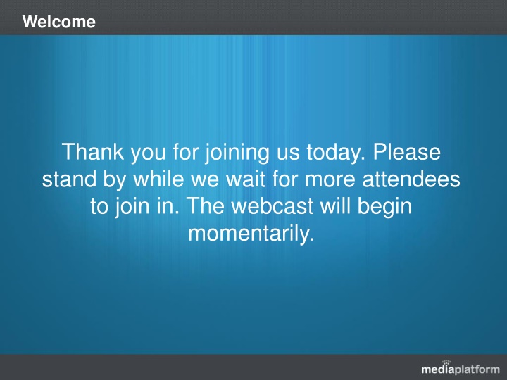 welcome
