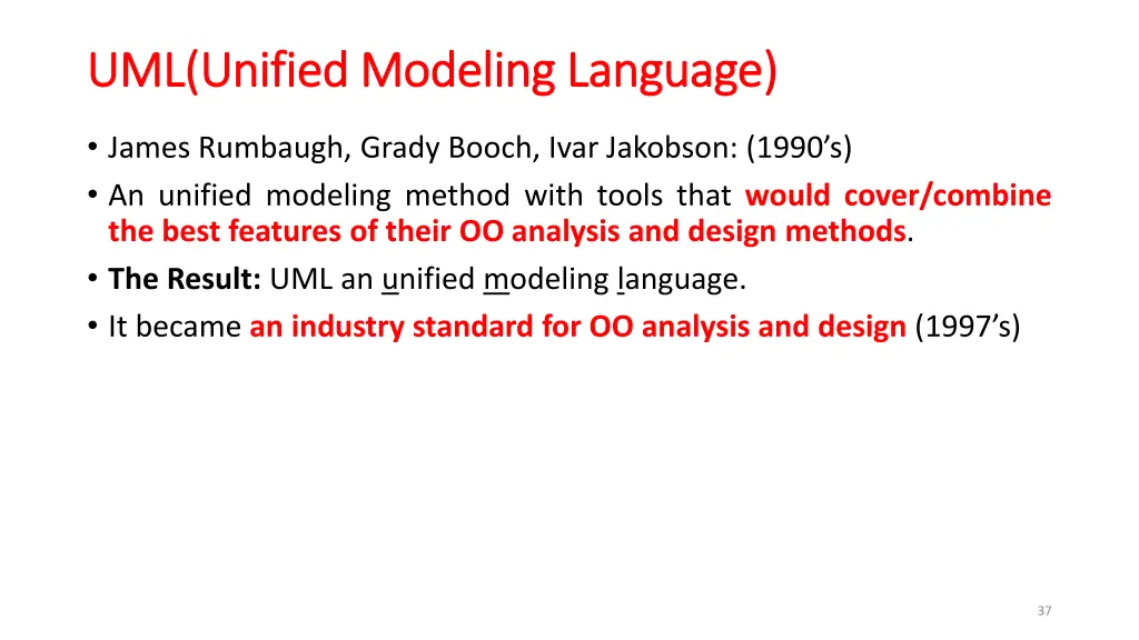 uml uml unified modeling language unified