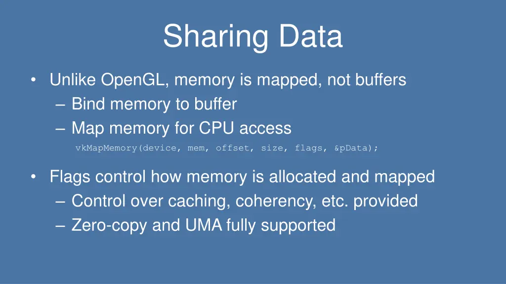 sharing data