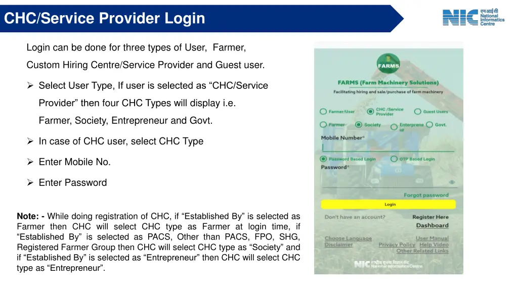 chc service provider login