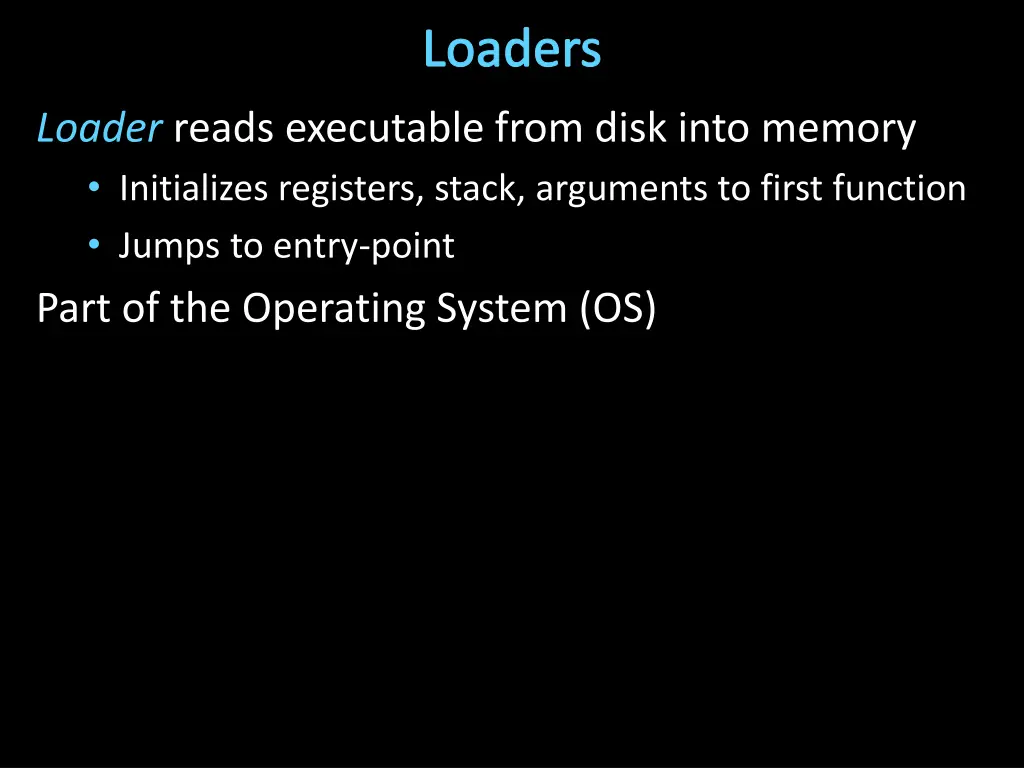 loaders