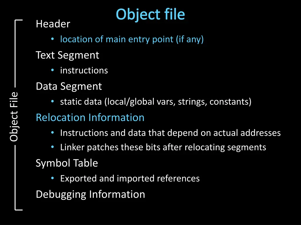 object file 1