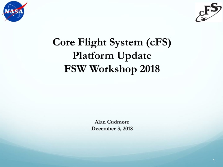 core flight system cfs platform update