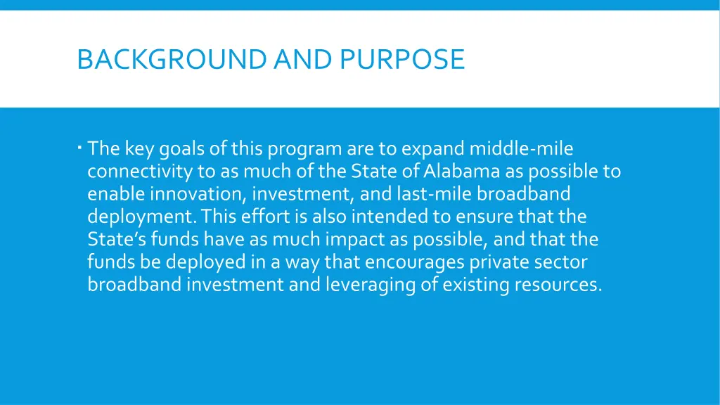 background and purpose 3