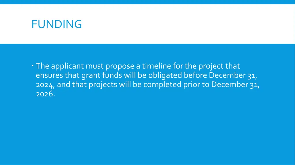 funding