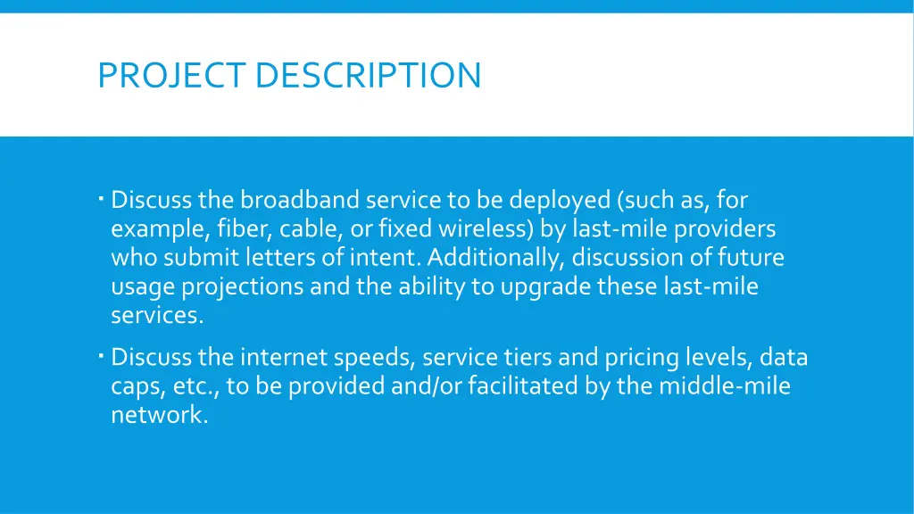 project description 1