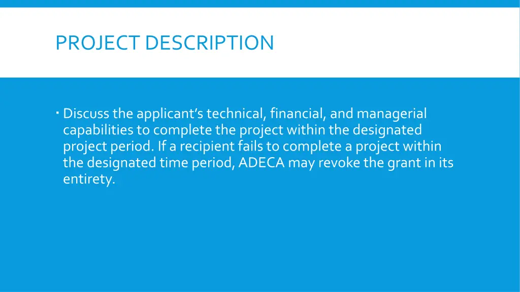 project description 3
