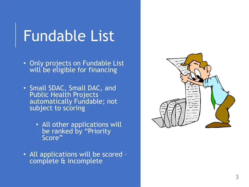 fundable list