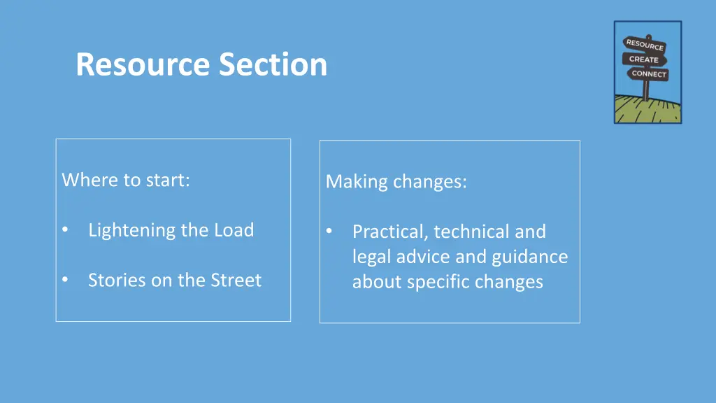 resource section