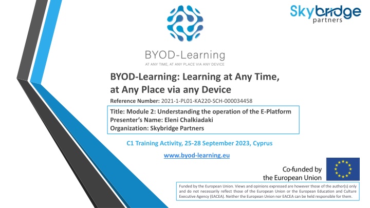 byod learning learning at any time at any place