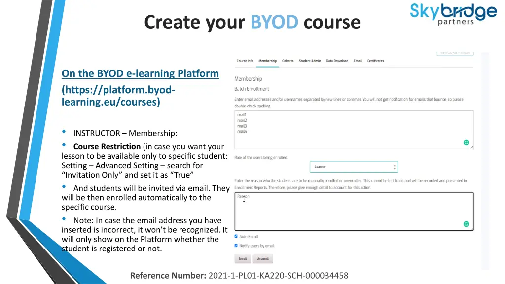 create your byod course 11
