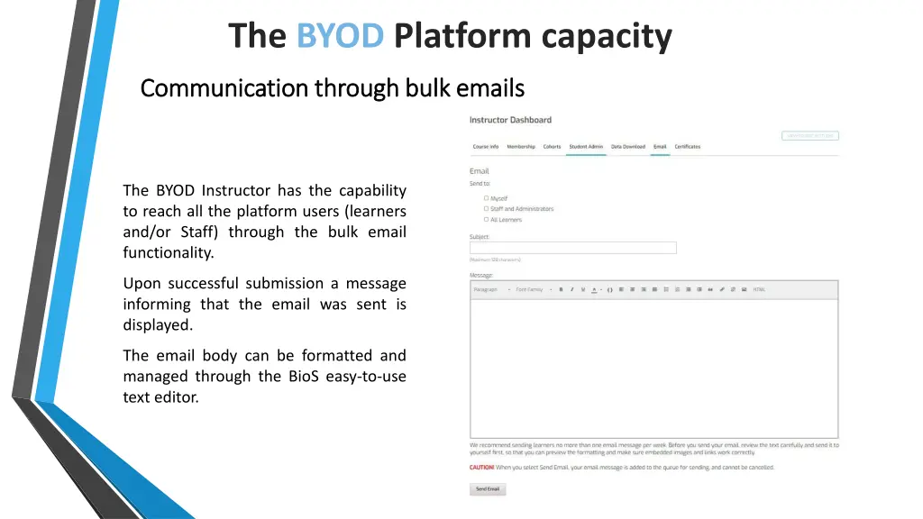 the byod platform capacity 4