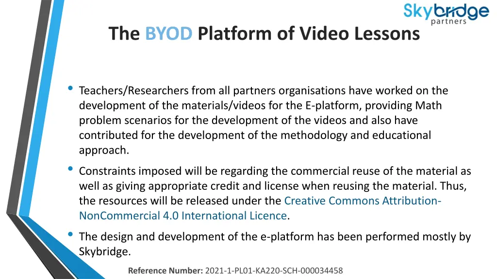 the byod platform of video lessons 1