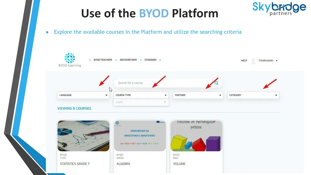 use of the byod platform 5