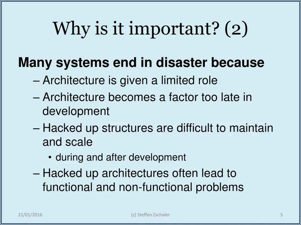 why is it important 2