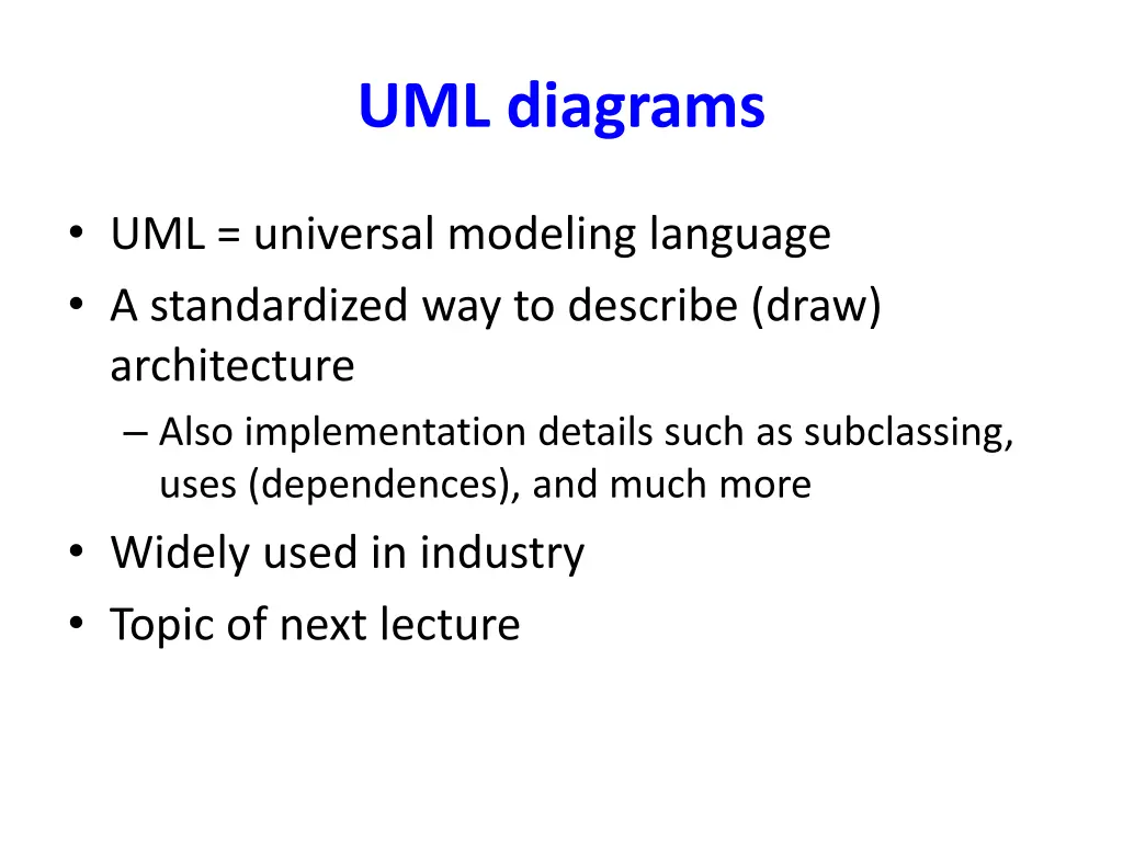 uml diagrams