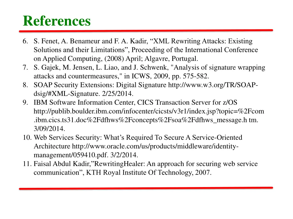 references 1