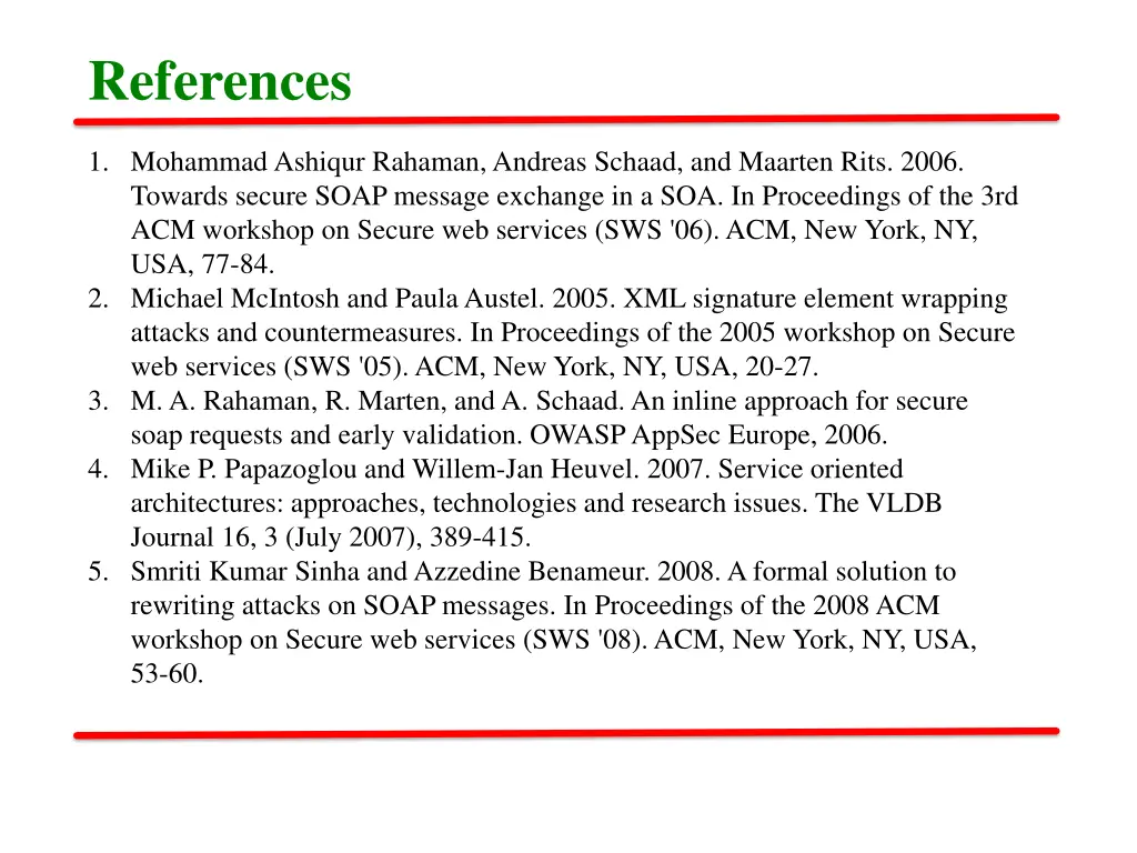 references