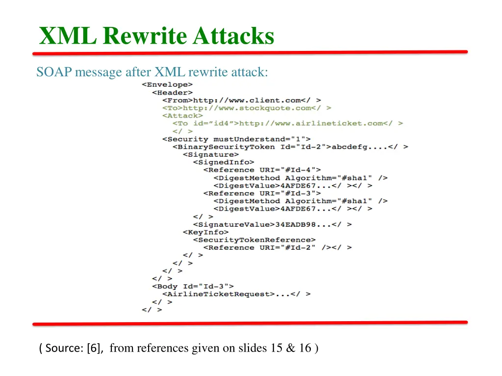xml rewrite attacks 1