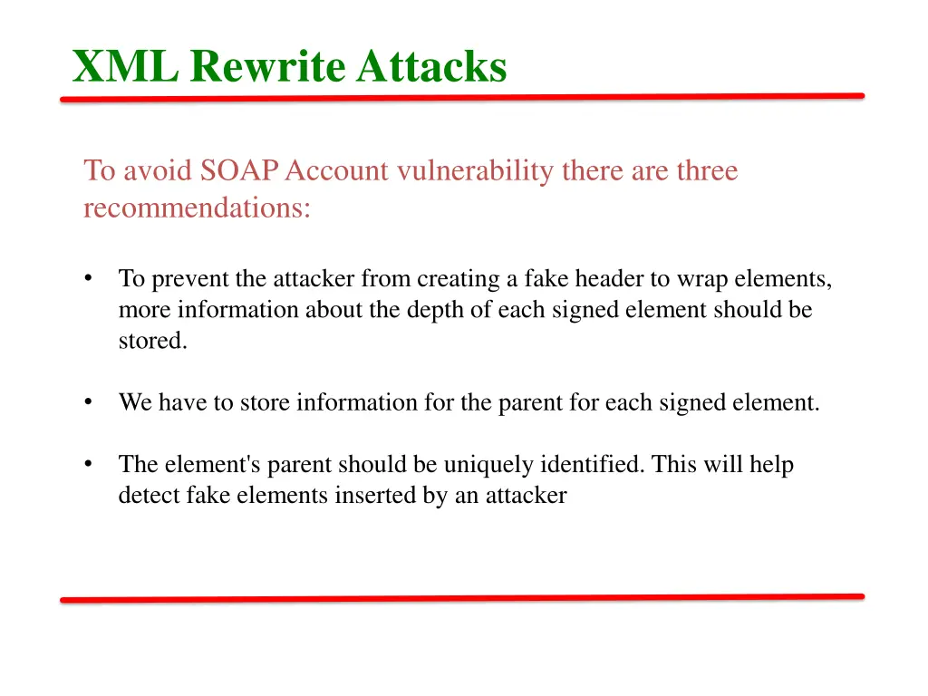 xml rewrite attacks 7
