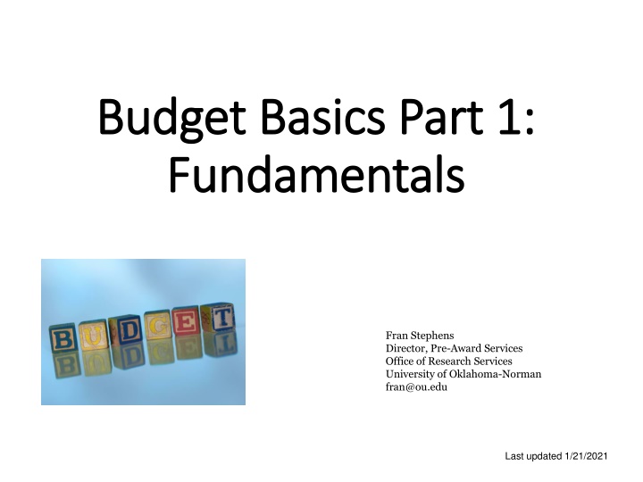 budget basics part 1 budget basics part