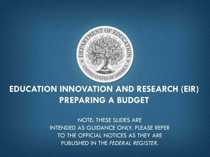 education innovation and research eir preparing