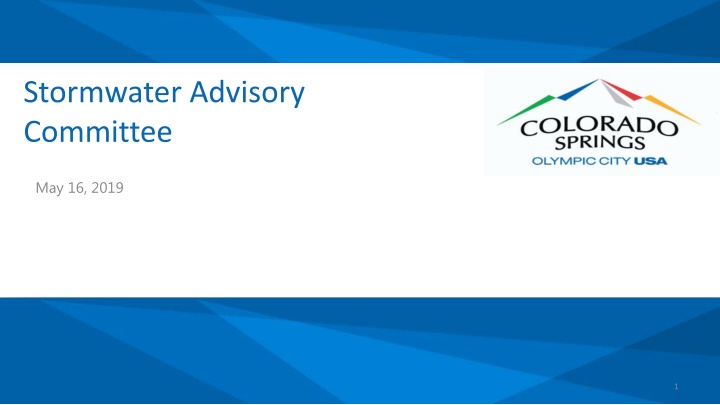 stormwater advisory committee